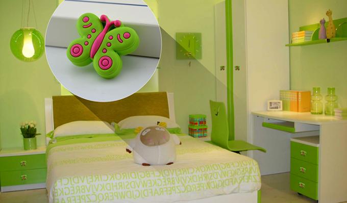 Butterfly Kids Bedroom Knobs / Furniture Decorative Cute Drawer Knobs