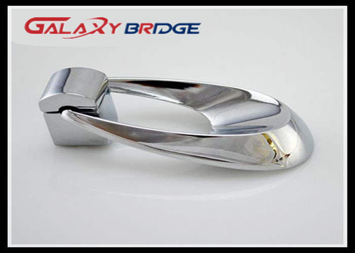 Light Silver Cabinet Ring Pulls Drop Design Drawer Handles Simple