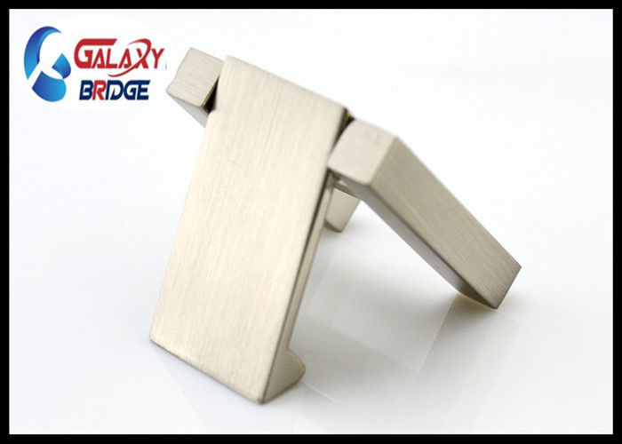 Brushed Nickle Hidden Furniture Pulls Silver Concealed Drawer