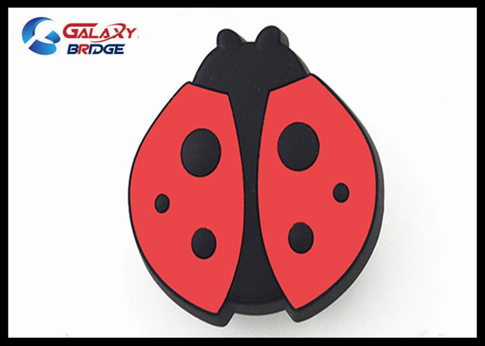 Lady Bug Rubber Kids Bedroom Knobs Soft Plastic Knobs For