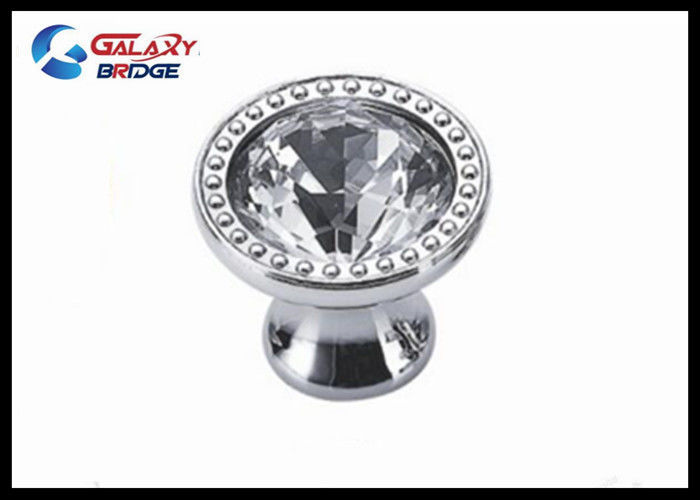 Gold Arcylic Round S Luxury Dresser Pulls Crystal Wardrobe Handles