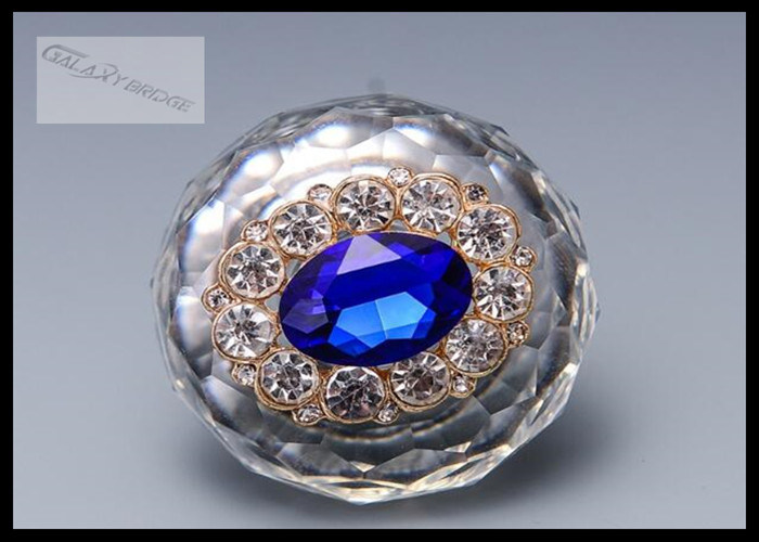 Chrome Crystal Drawer Handles And Knobs Swden Stylish Blue Arcylic