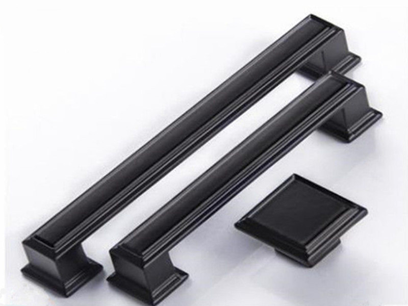 128mm American Stylish Plating Kitchen Cabinet Handles 96mm Black