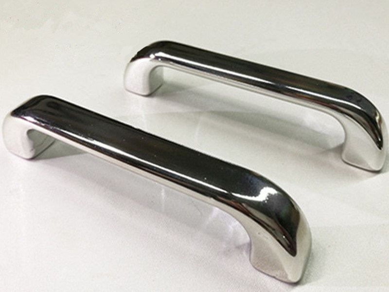 96mm T Bar Plastic Cupboard Handles Durable Chrome Plated ABS Furniture Fittings Simple Kitchen