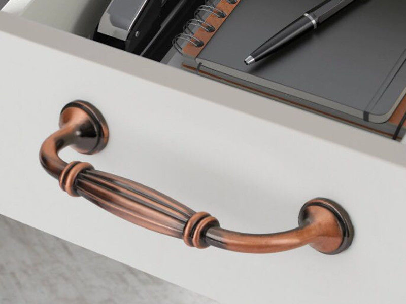 Anti Copper Arched Kitchen Cabinet Handles And Knobs Roma Design