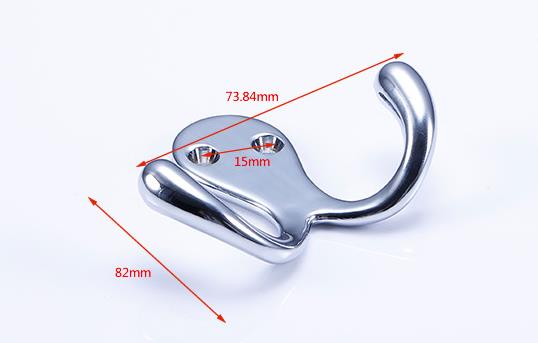 Retro Unique Cloth Hanging Hooks Zinc Alloy Double Octopus Shaped Wall Mounting Cost Holders