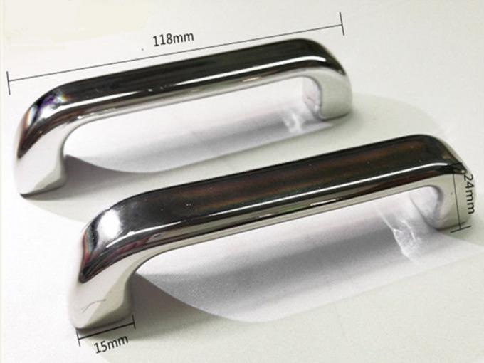 96mm T Bar Plastic Cupboard Handles Durable Chrome Plated ABS Furniture Fittings Simple Kitchen