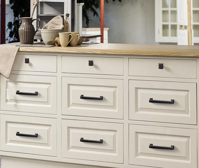 Brushed Brass 192mm Kitchen Handles , Modern Bathroom Drawer