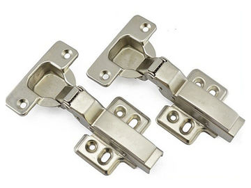 Stainless Steel Furniture Fittings Hardware , Soft Close Half Overlay Cabinet Hinges Hydralic Door Hinges