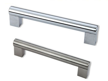 Chrome Zinc Kitchen Cabinet Handles 800mm Aluminum Assembly T Bar Microoven Door Pulls