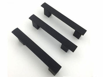 Assembly Aluminum T-Bar Kitchen Cupboard Handles 224mm Black Oven Door Pulls Customized size Furniture Fittings