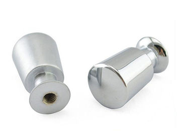 Contemporary Kitchen Cupboard Knobs And Pulls 14mm Mini Silver Round Pulls Zinc Furniture FItting