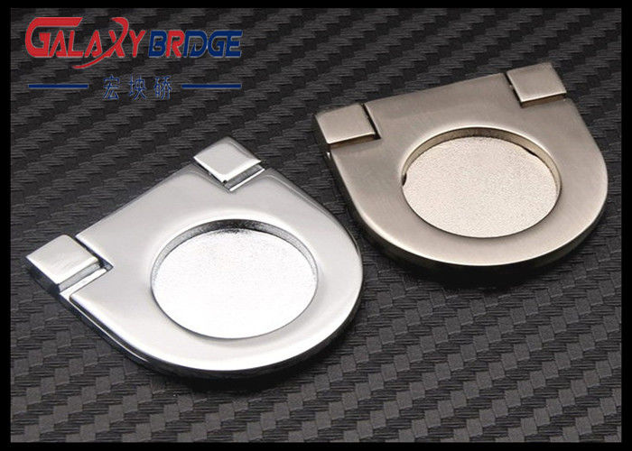 Kitchen Cabinet Concealed Drawer Pulls 32mm Brushed Nickel Round Hidden Cupboard Door Handles