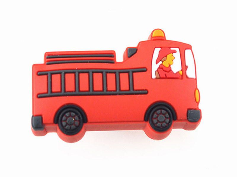 Red Car Kids Bedroom Dresser Knobs Decoration Wardrobe Silicon Furniture Handles