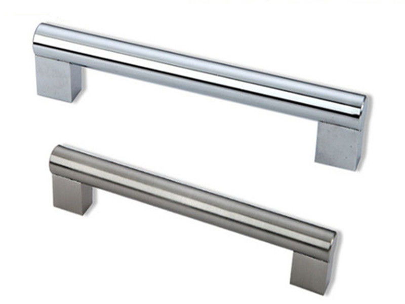 Chrome Zinc Kitchen Cabinet Handles 800mm Aluminum Assembly T Bar Microoven Door Pulls Chrome Zinc Kitchen Cabinet Handles, Zinc Vs Aluminum Cabinet Hardware
