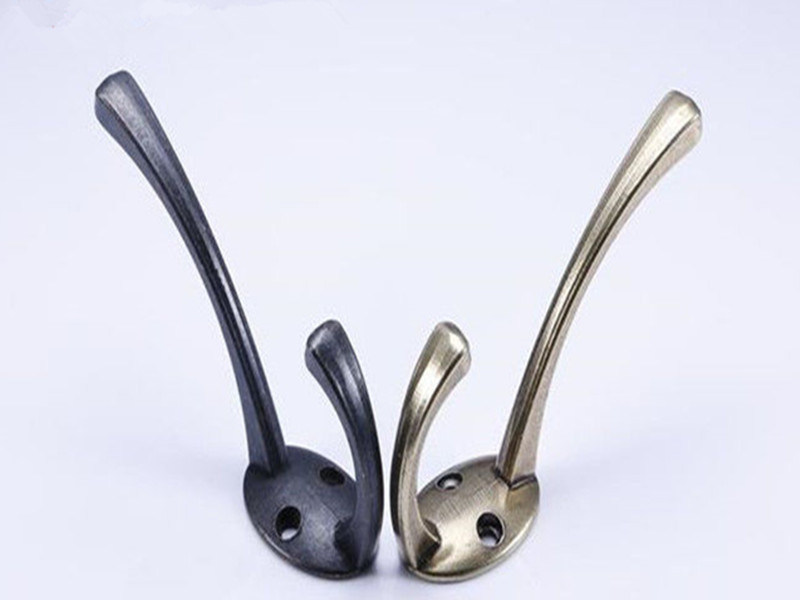 Polished Brass Coat Hooks Black Jacket Holder Zinc Cap Hanger Pearl