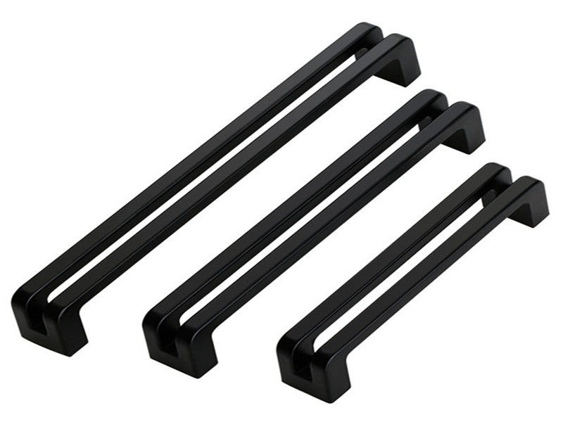 Black Cabinet Handles Au - 160mm modern simple black furniture handles