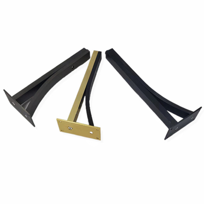 Metal Furniture Legs T shape Iron Golden Furniture Table Base Feet For TV Stand Cabinet Sofa Legs