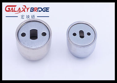 Chrome Zinc Round Tube Fittings Supports / Holders ISO Certified For Closet Pipe Hanger