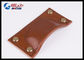 Brown Leather Drawer Pull Handles / Leather Wardrobe Door Handles