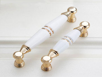 Gold Cupboard Pull Ceramic Handles And Knobs White Porcelain Drawer Knob Village Design