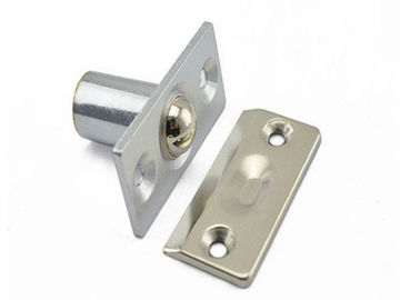 Stainless Steel Glass Door Stopper , Brushed Satin Nickel Hydraulic Magnetic Door Catch