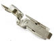 Stainless Steel Furniture Fittings Hardware , Soft Close Half Overlay Cabinet Hinges Hydralic Door Hinges