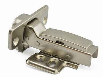 Stainless Steel Furniture Fittings Hardware , Soft Close Half Overlay Cabinet Hinges Hydralic Door Hinges