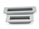 Pearl Silver Recessed Flush Cabinet Pulls Zinc  Square 96mm Wardrobe Handles Furniture Hardware