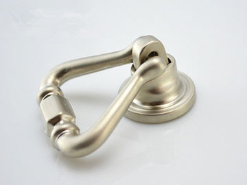 Shakeable Wine Cabinet Ring Pulls , Brushed Satin Nickel / Zinc Alloy / Brass Ring Pull