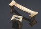 Furniture Decorative Crystal Drawer Handles And Knobs Gold / Chrome Finished