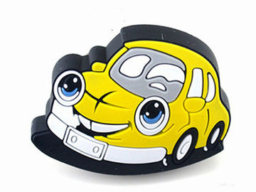 Taxi Car Rubber Kids Furniture Knobs / SiliconYellow Dresser Knobs