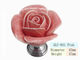 42mm Rose Flower Cabinet Knobs Ceramic Dresser Pulls Pink Porcelain Furniture Handles
