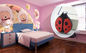 Lady Bug Rubber Kids Bedroom Knobs / Soft Plastic Knobs For Children's Furniture Decorative