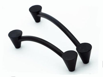 Black Furniture Handles And Knobs 96mm 30mm Round Knob Iso 9001 Certificate