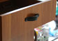 Esay Installtion Leather Wardrobe Door Handles / Dresser Handles 140mm* W25mm