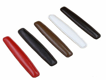 Esay Installtion Leather Wardrobe Door Handles / Dresser Handles 140mm* W25mm