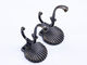 Black Zinc Alloy Cloth Hanging Hooks Classical Cap Hangers Roma Style Clothes Holders