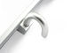 Zinc Alloy Cloth Hanging Hooks , Adjustable Metal Hat Rack For Wall Assembly Pearl Silver Hooks