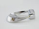 Light Silver Cabinet Ring Pulls Drop Design Drawer Handles Simple Zinc Pendant wardrobe Knobs
