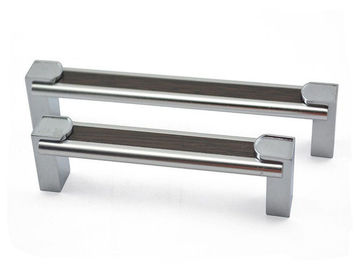 Simple Kitchen Wardrobe Aluminum Drawer Pulls Chrome Zinc alloy T-Bar Kitchen Cabinet Handles