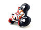 Sports Motorcycle Boys Dresser Knobs Bedrooms Furniture Decorative PVC Cabinet Knobs