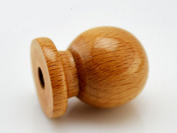 Painted Round Wooden Drawer Knobs Dresser Pulls 25mm Height  Simple Door Handles Wooden Furniture Fittings