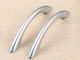 Pearl Silver Plastic Dresser Knob , Arched Pink  ABS Cabinet Pulls Colorful Furniture Handles And Knobs