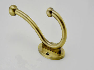 Simple Modern  Wall Hanging  Gold Plated Coat Hooks Anti-crossion Solid Zinc Bathroom Towel Bar