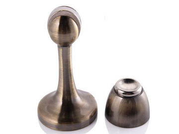 Zinc Alloy Wood Door Stoppers  Customized Door Catcher Anti Copper Magnetic Holder