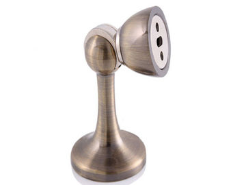 Zinc Alloy Wood Door Stoppers  Customized Door Catcher Anti Copper Magnetic Holder