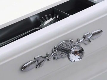 120mm White Crystal Drawer Handles And Knobs Decorative Arcylic Wine Cabinet Pulls Furniture Hardware Fittings