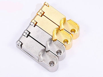 Zinc Oval Flage  Golden Pipe Holder / Closet Tube Holder Wardrobe Hardwares Fittings