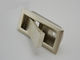 Anti Corrosion 50mm Concealed Cabinet Pulls Zinc Alloy Satin Black Tatami Hidden Handles